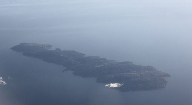 Остров Гогланд с высоты